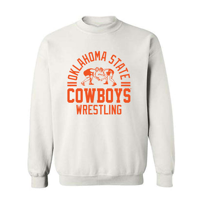 Oklahoma State - NCAA Wrestling : Jake Hamiti - Sports Shersey Crewneck Sweatshirt-0