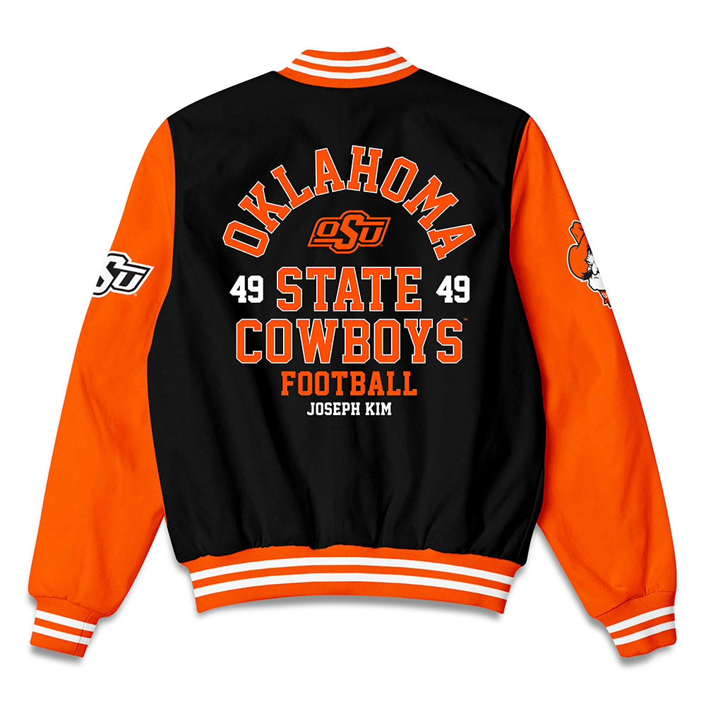 Oklahoma State - NCAA Football : Joseph Kim - Bomber Jacket-1