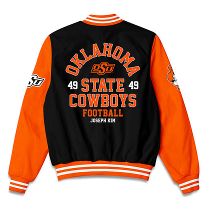 Oklahoma State - NCAA Football : Joseph Kim - Bomber Jacket-1