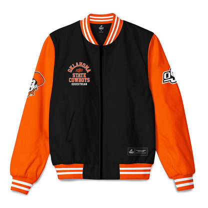 Oklahoma State - NCAA Equestrian : Sydney Pifer - Bomber Jacket-0