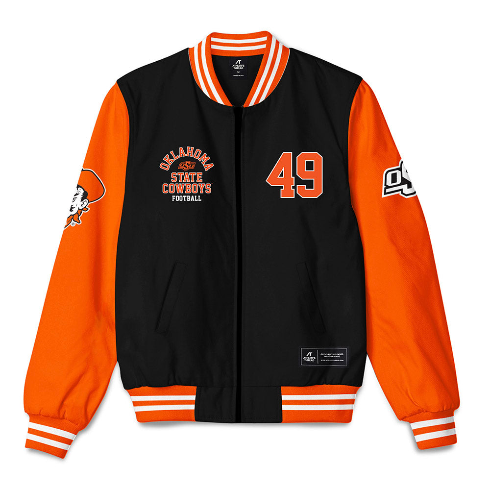 Oklahoma State - NCAA Football : Joseph Kim - Bomber Jacket-0