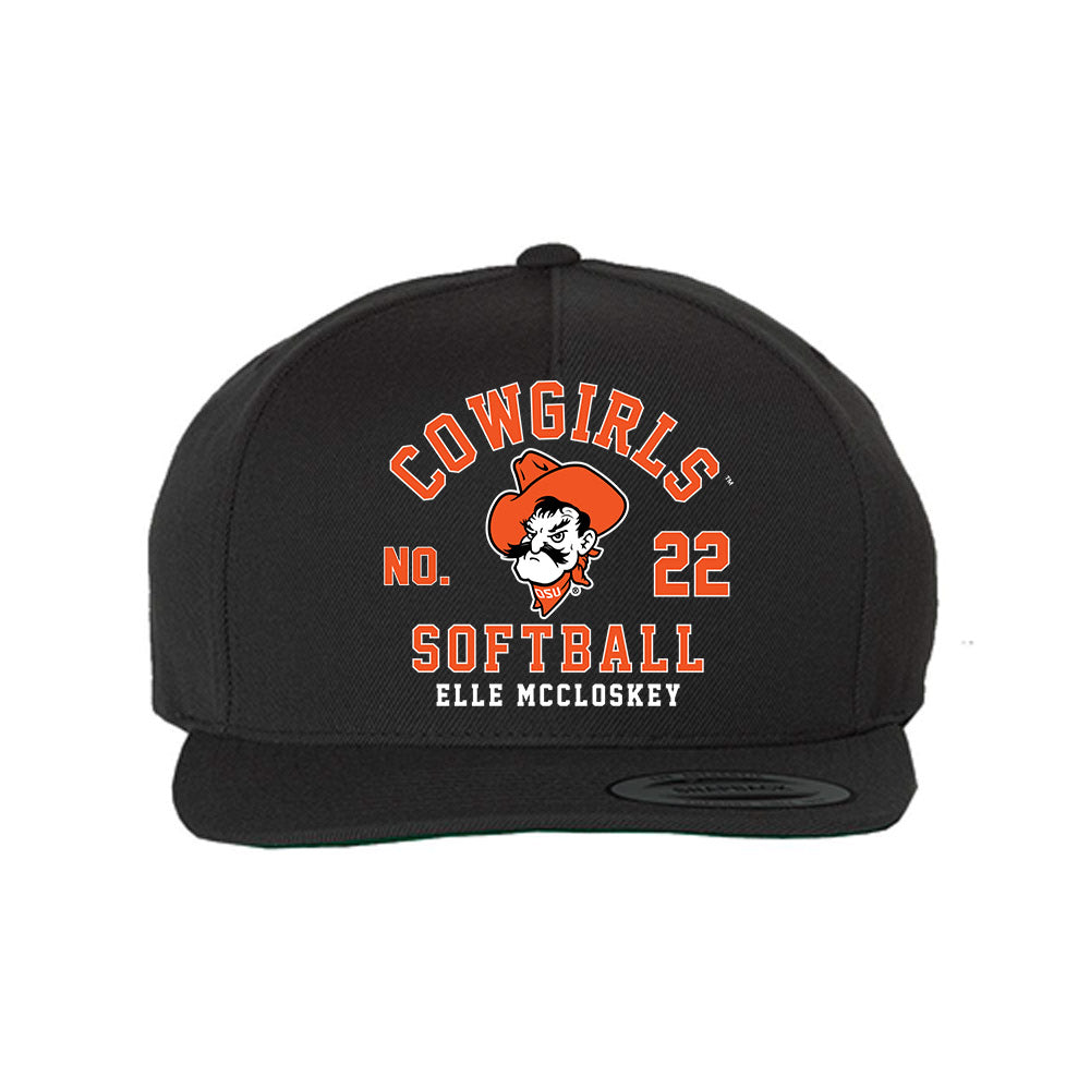 Oklahoma State - NCAA Softball : Elle Mccloskey - Snapback Hat-0