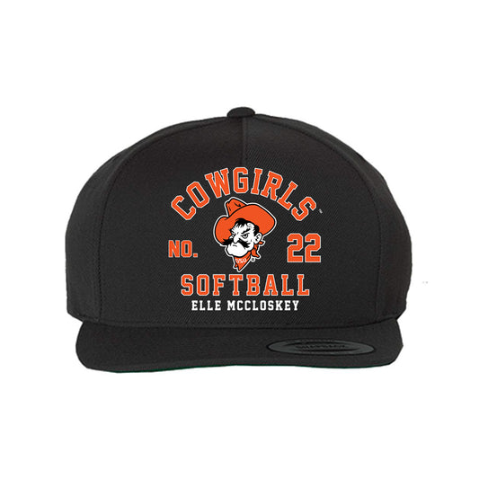 Oklahoma State - NCAA Softball : Elle Mccloskey - Snapback Hat-0