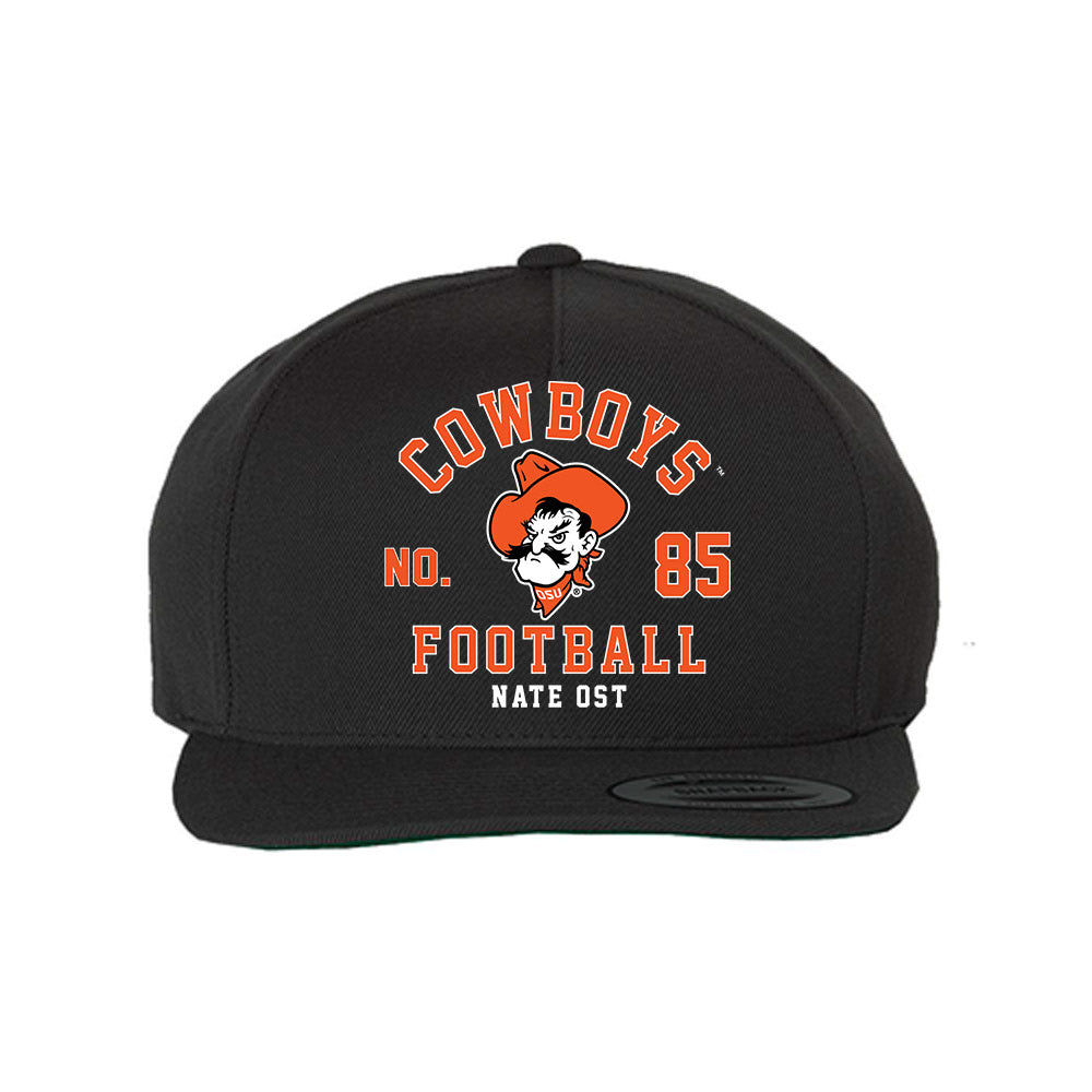 Oklahoma State - NCAA Football : Nate Ost - Snapback Hat-0