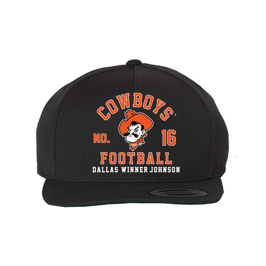 Oklahoma State - NCAA Football : Dallas Winner-Johnson - Snapback Hat-0