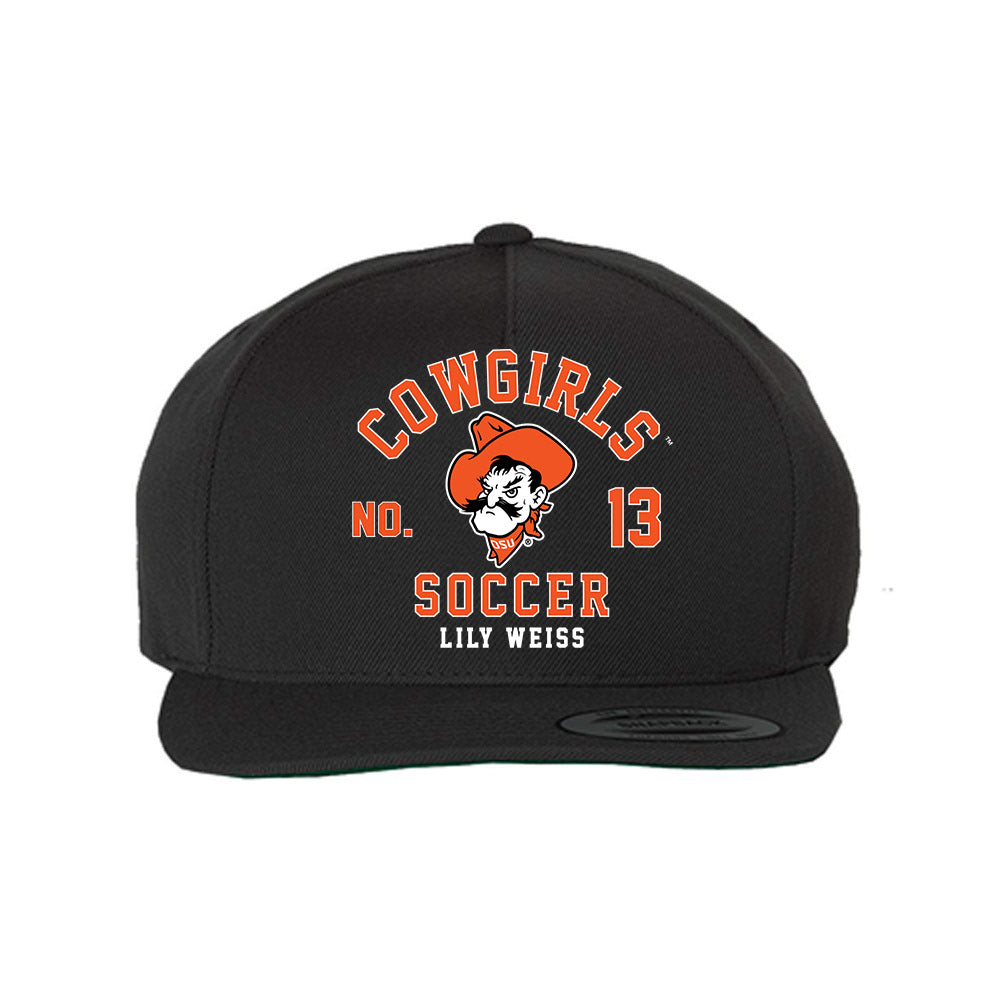 Oklahoma State - NCAA Women's Soccer : Lily Weiss - Snapback Hat-0