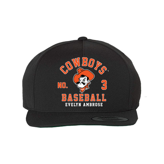 Oklahoma State - NCAA Baseball : Evelyn Ambrose - Snapback Hat-0