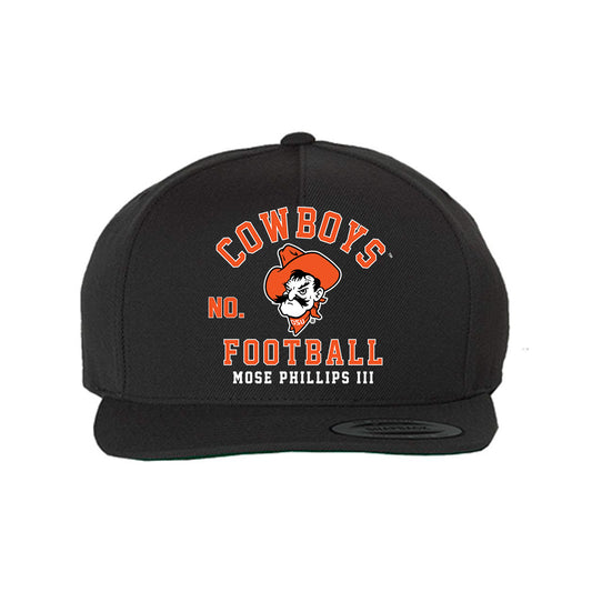Oklahoma State - NCAA Football : Mose Phillips III - Snapback Hat-0