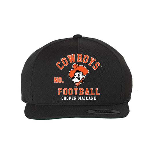 Oklahoma State - NCAA Football : Cooper Mailand - Snapback Hat-0