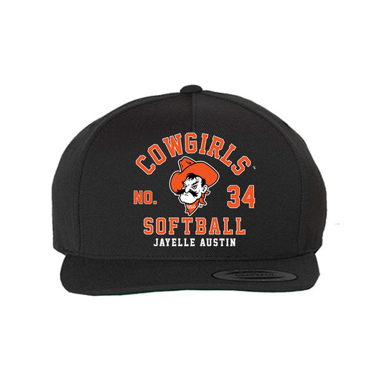 Oklahoma State - NCAA Softball : Jayelle Austin - Snapback Hat-0
