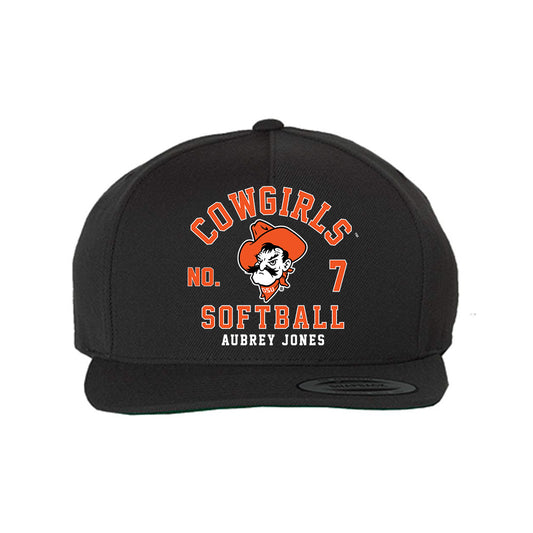 Oklahoma State - NCAA Softball : Aubrey Jones - Snapback Hat-0