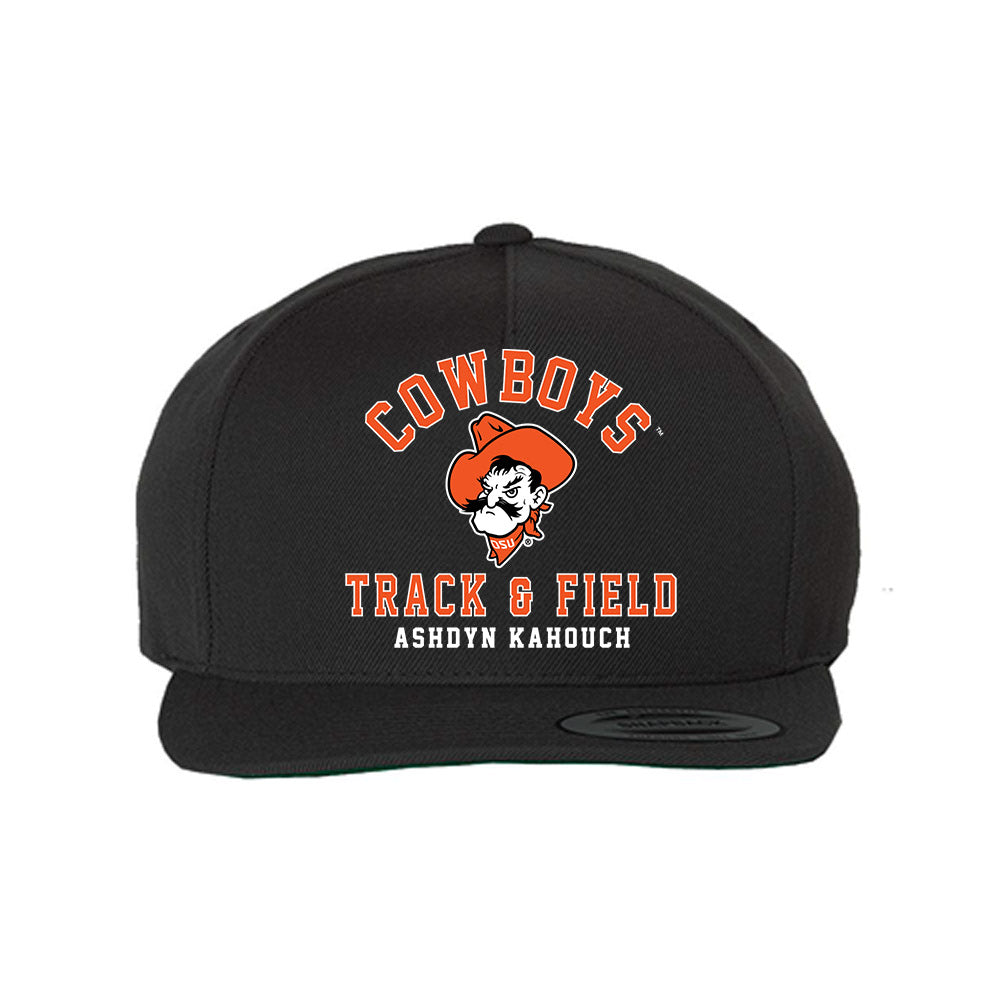 Oklahoma State - NCAA Men's Track & Field : Ashdyn Kahouch - Snapback Hat-0