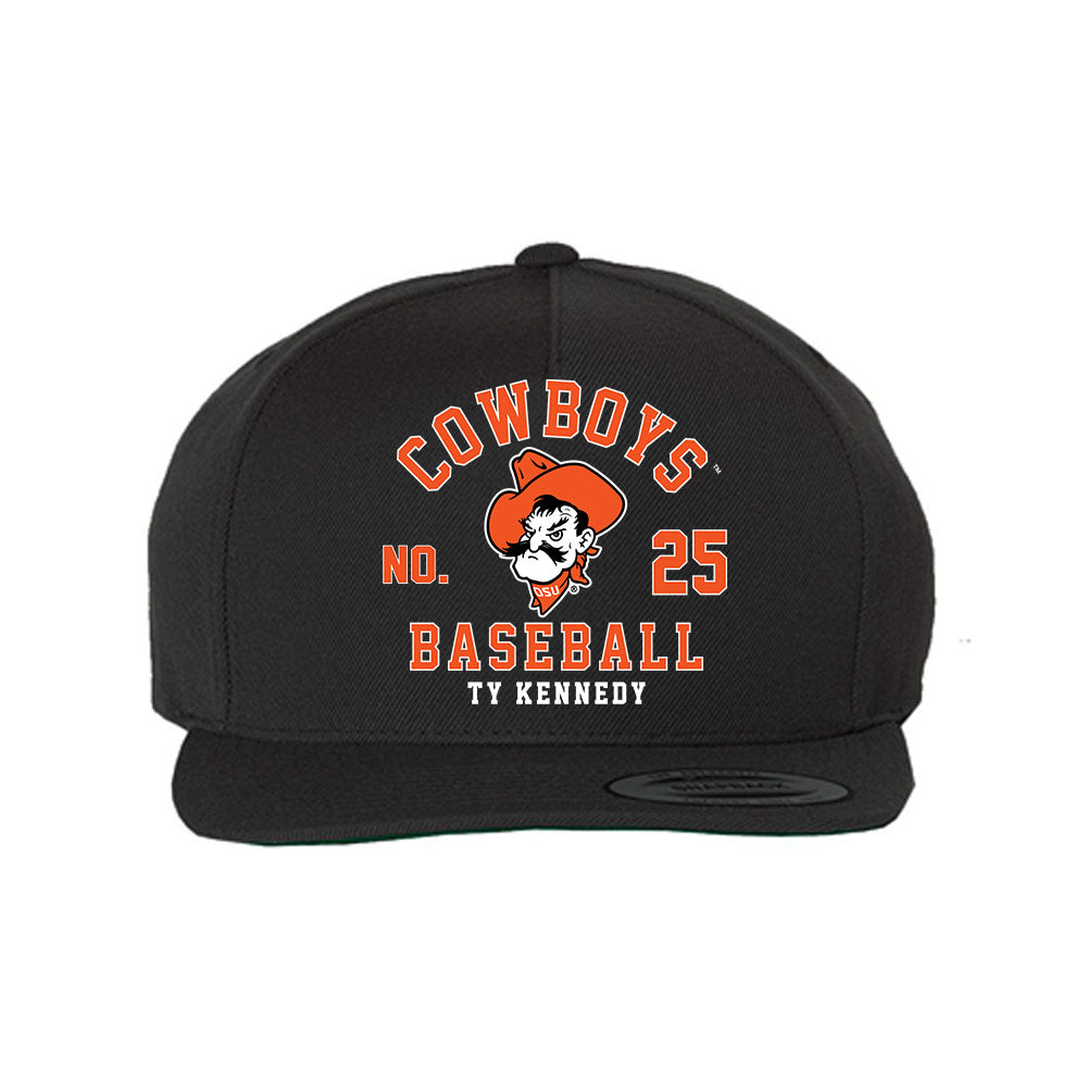Oklahoma State - NCAA Baseball : Ty Kennedy - Snapback Hat-0