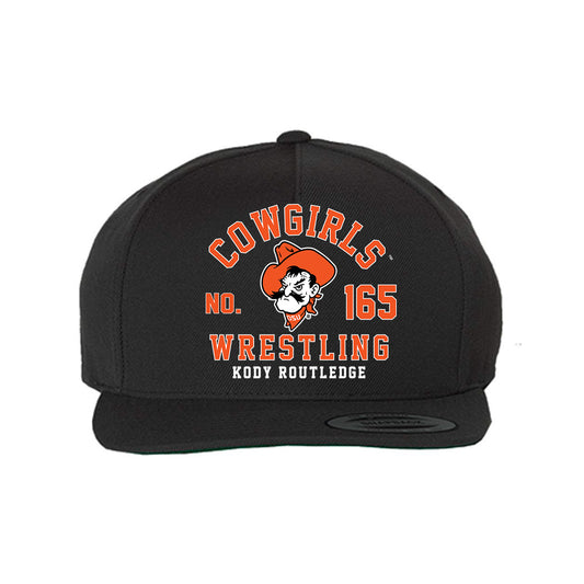 Oklahoma State - NCAA Wrestling : Kody Routledge - Snapback Hat-0