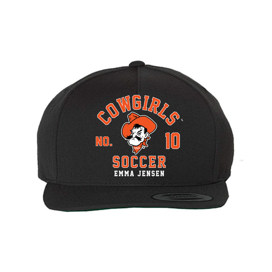 Oklahoma State - NCAA Women's Soccer : Emma Jensen - Snapback Hat-0
