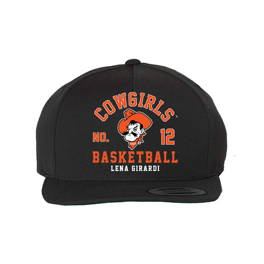 Oklahoma State - NCAA Women's Basketball : Lena Girardi - Snapback Hat-0