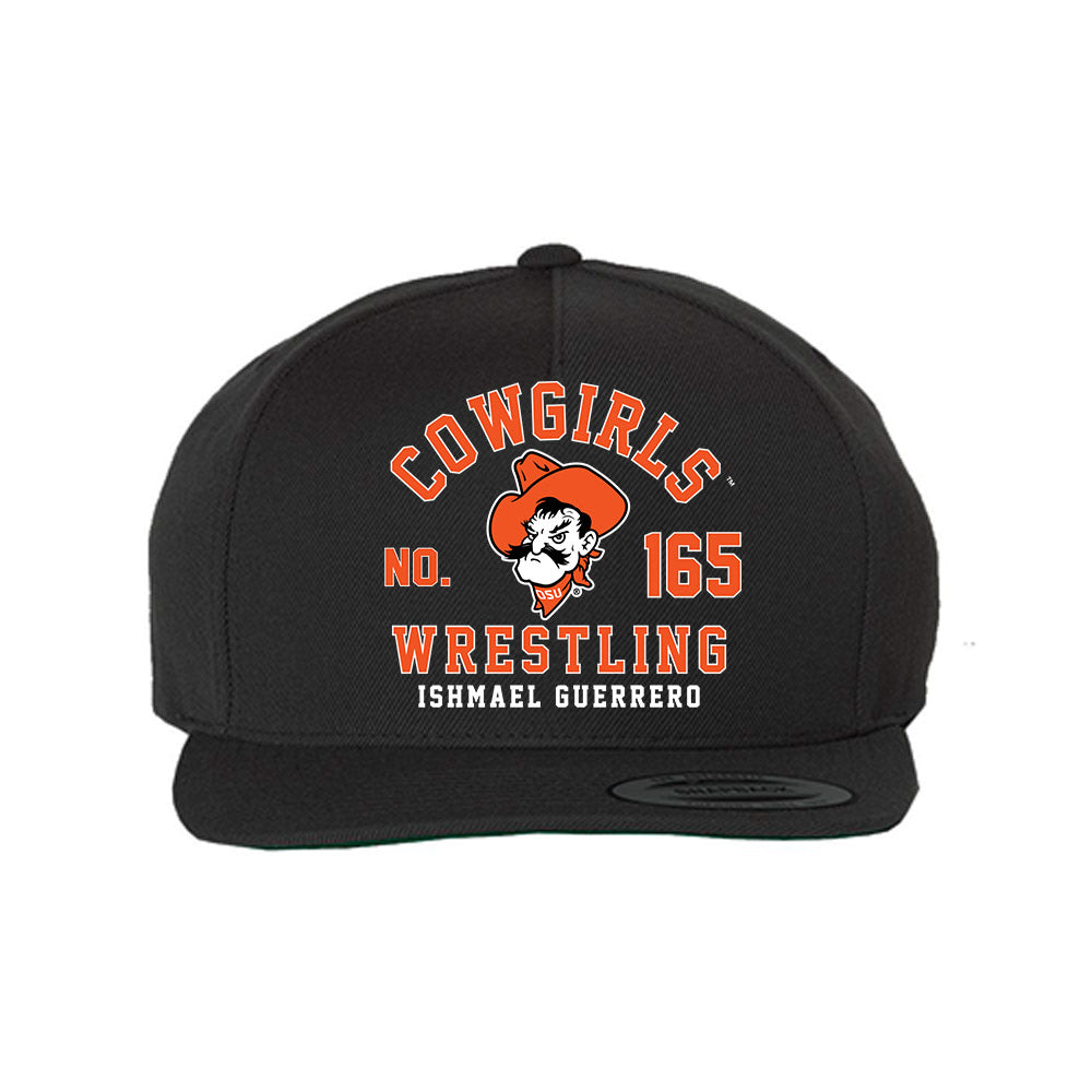 Oklahoma State - NCAA Wrestling : Ishmael Guerrero - Snapback Hat-0