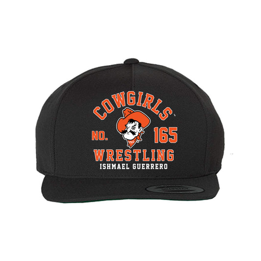 Oklahoma State - NCAA Wrestling : Ishmael Guerrero - Snapback Hat-0