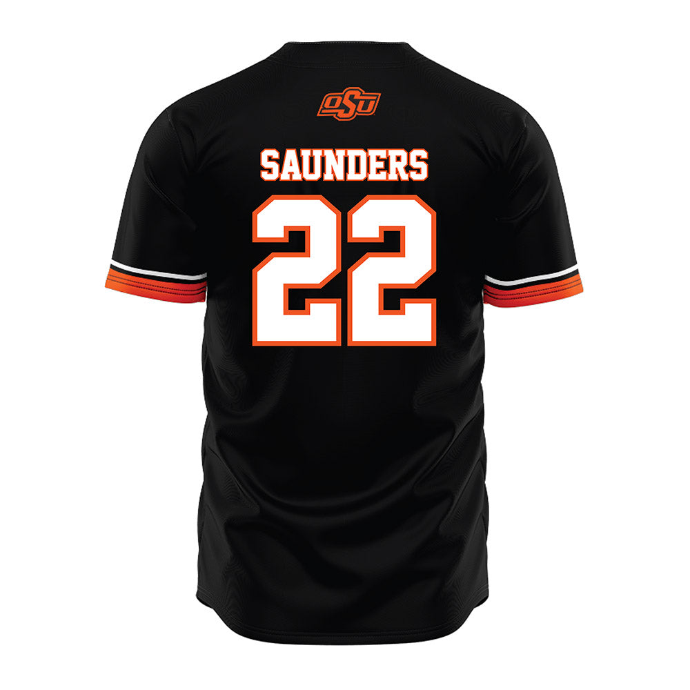 Oklahoma State - NCAA Baseball : Evan Saunders - Jersey-1