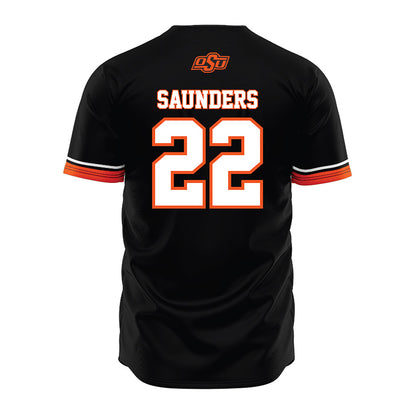 Oklahoma State - NCAA Baseball : Evan Saunders - Jersey-1
