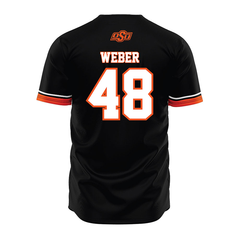 Oklahoma State - NCAA Baseball : Aaron Weber - Jersey-1