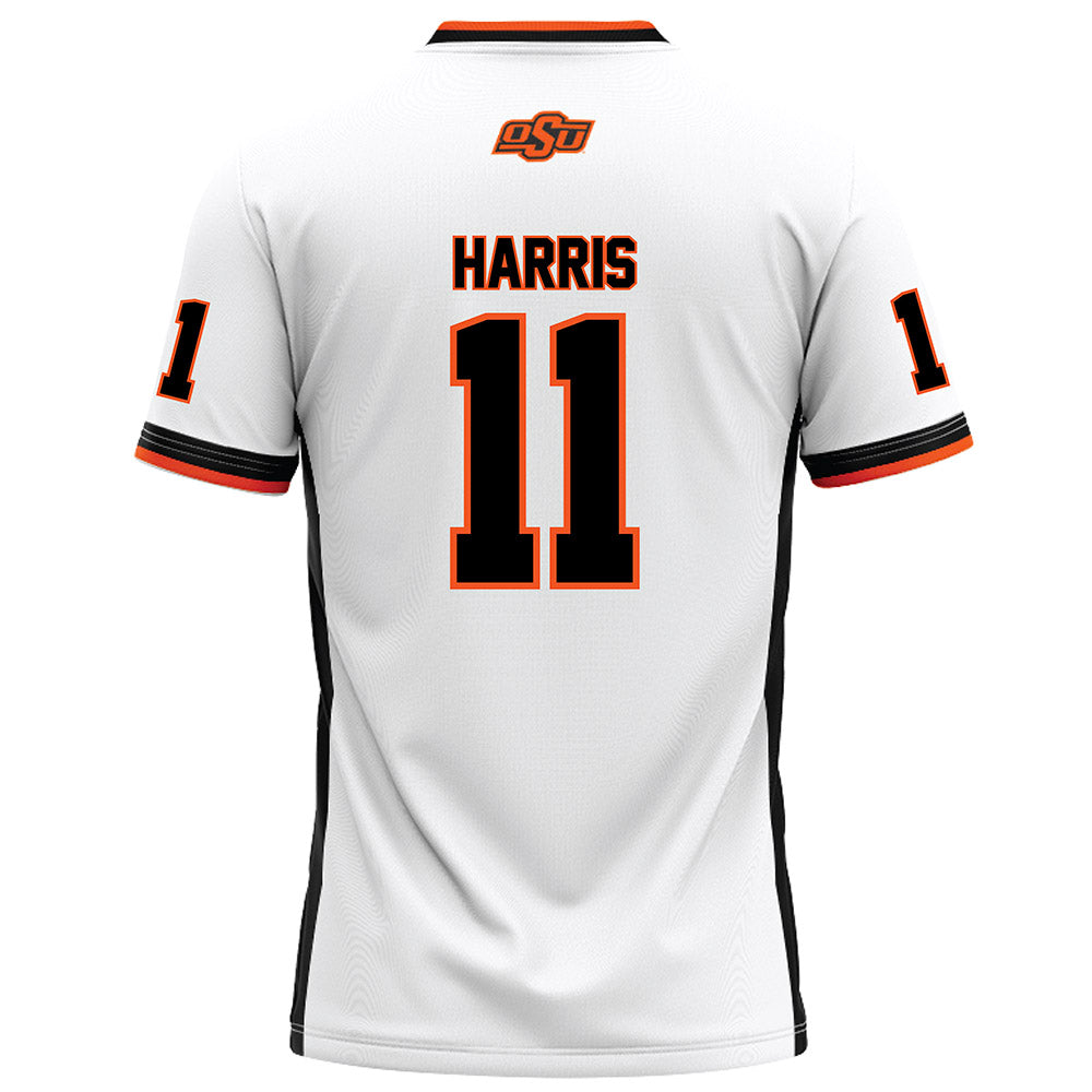 Oklahoma State - NCAA Football : Rodney Harris - White Football Jersey-1