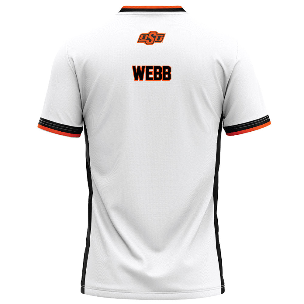 Oklahoma State - NCAA Football : Luke Webb - White Football Jersey