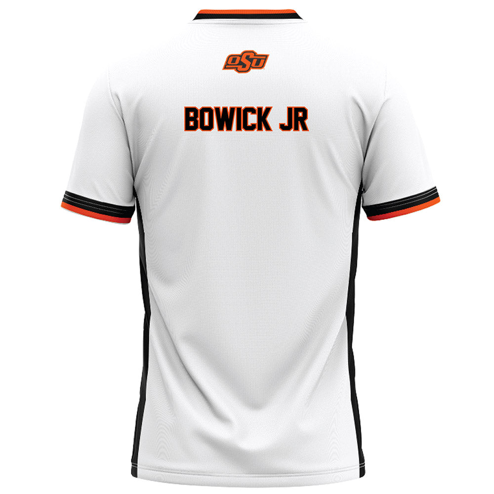 Oklahoma State - NCAA Football : Justin Bowick Jr - White Football Jersey-1