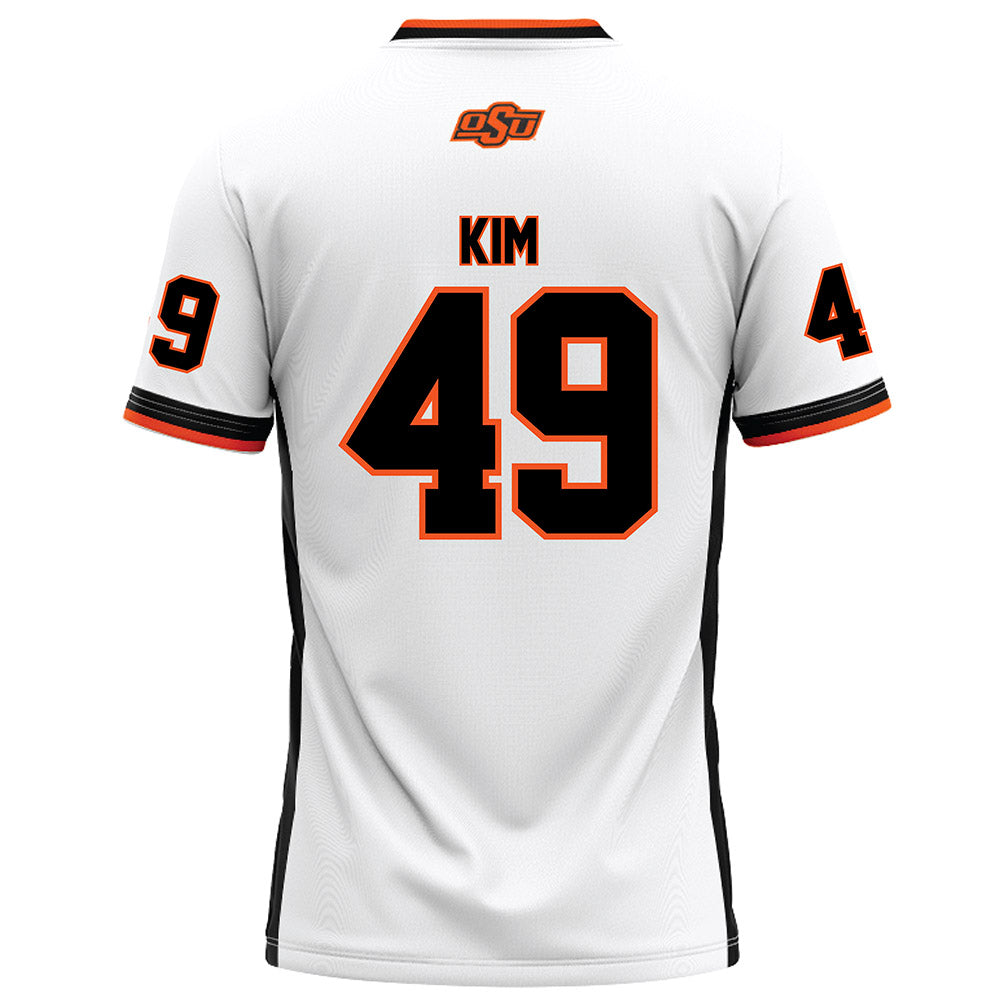 Oklahoma State - NCAA Football : Joseph Kim - White Football Jersey-1
