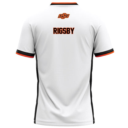 Oklahoma State - NCAA Football : Braylon Rigsby - White Football Jersey-1