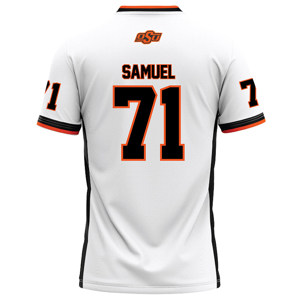 Oklahoma State - NCAA Football : Markell Samuel - White Football Jersey-1
