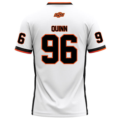 Oklahoma State - NCAA Football : Joey Quinn - White Football Jersey-1