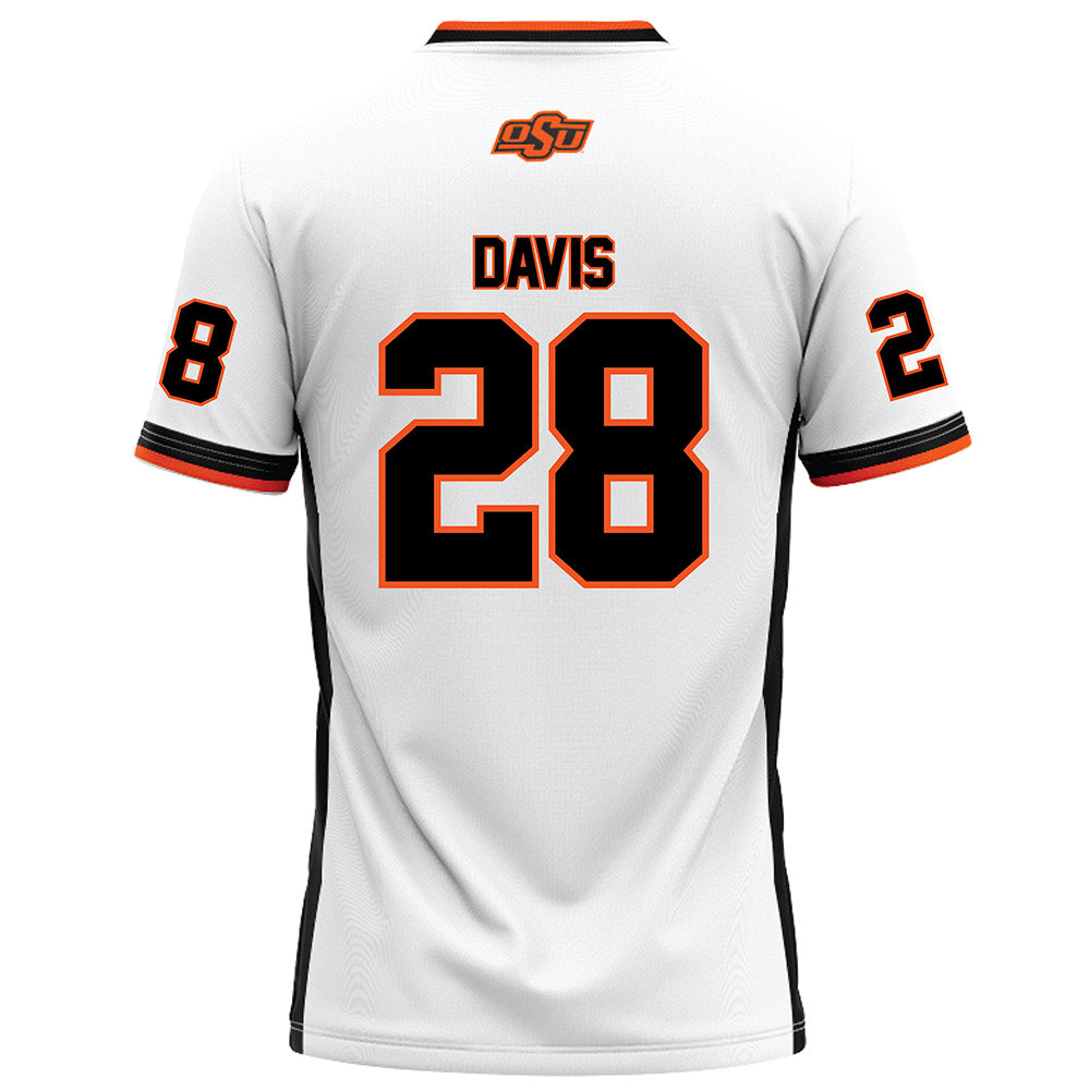 Oklahoma State - NCAA Football : Marrel Davis - White Football Jersey-1