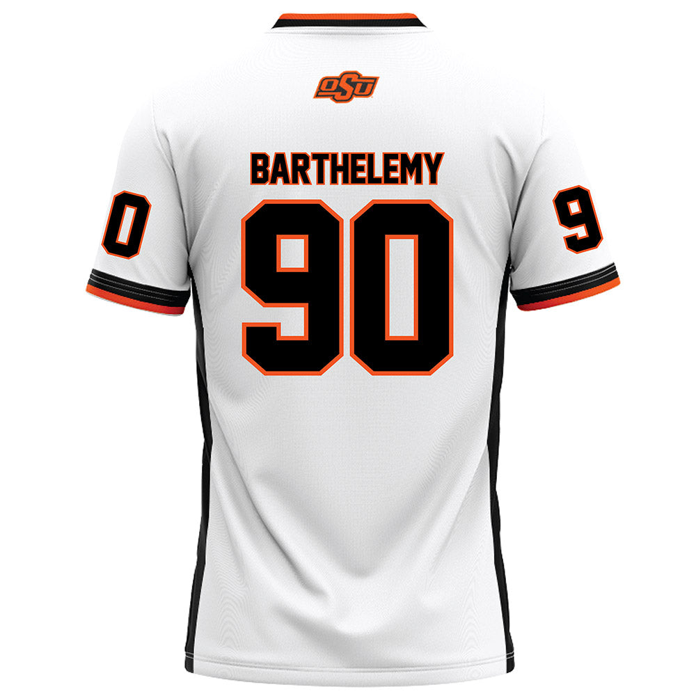 Oklahoma State - NCAA Football : Savion Barthelemy - White Football Jersey-1
