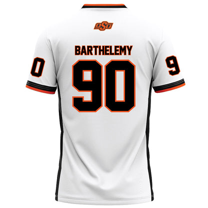 Oklahoma State - NCAA Football : Savion Barthelemy - White Football Jersey-1