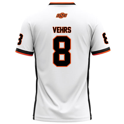 Oklahoma State - NCAA Football : Broderick Vehrs - White Football Jersey-1