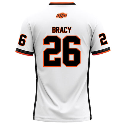 Oklahoma State - NCAA Football : Maliek Bracy - White Football Jersey-1