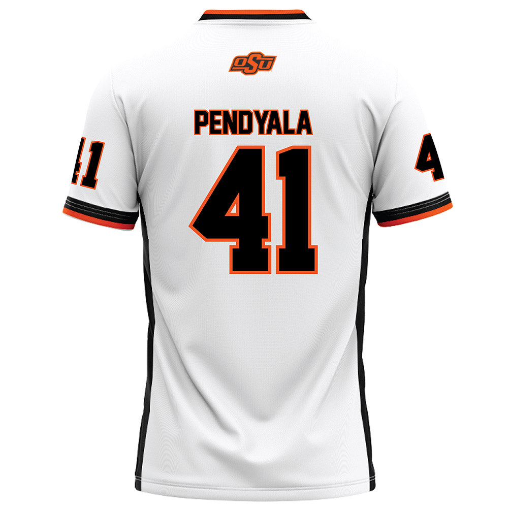 Oklahoma State - NCAA Football : Gabe Pendyala - White Football Jersey-1