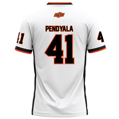Oklahoma State - NCAA Football : Gabe Pendyala - White Football Jersey-1