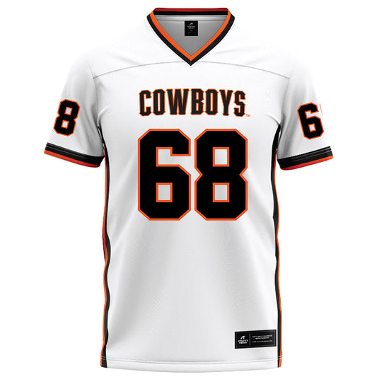 Oklahoma State - NCAA Football : Joseph Hanson - White Football Jersey-0