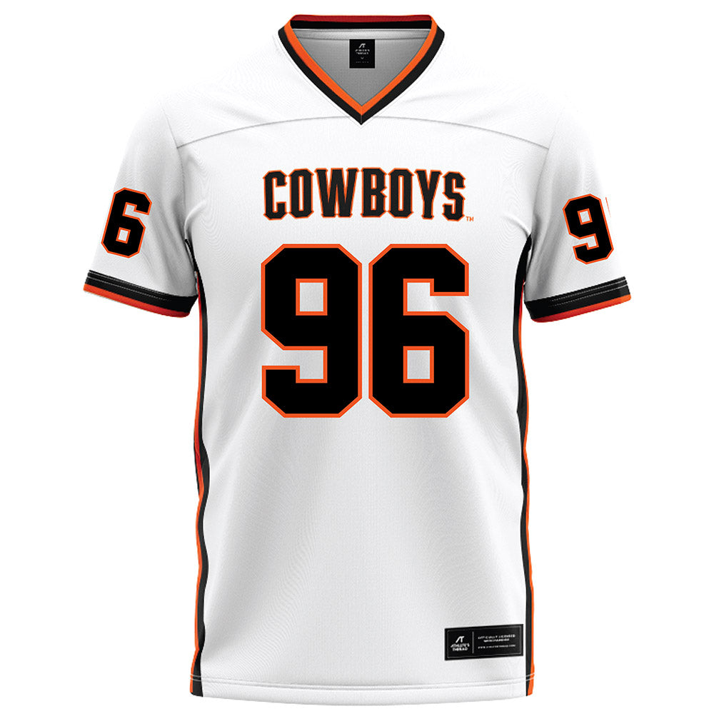 Oklahoma State - NCAA Football : Joey Quinn - White Football Jersey-0