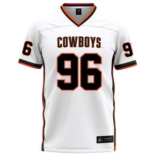 Oklahoma State - NCAA Football : Joey Quinn - White Football Jersey-0