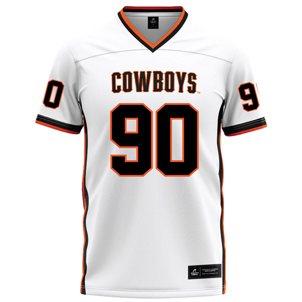 Oklahoma State - NCAA Football : Savion Barthelemy - White Football Jersey-0
