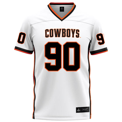 Oklahoma State - NCAA Football : Savion Barthelemy - White Football Jersey-0