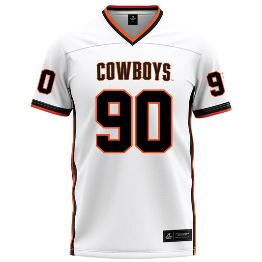 Oklahoma State - NCAA Football : Savion Barthelemy - White Football Jersey-0