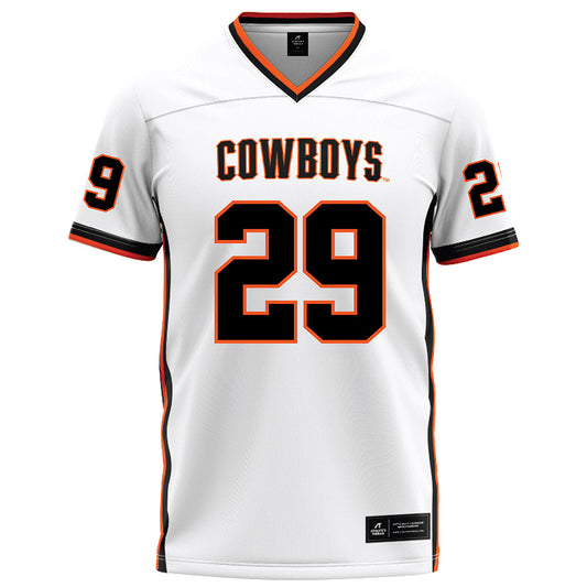 Oklahoma State - NCAA Football : Cooper Lai - White Football Jersey