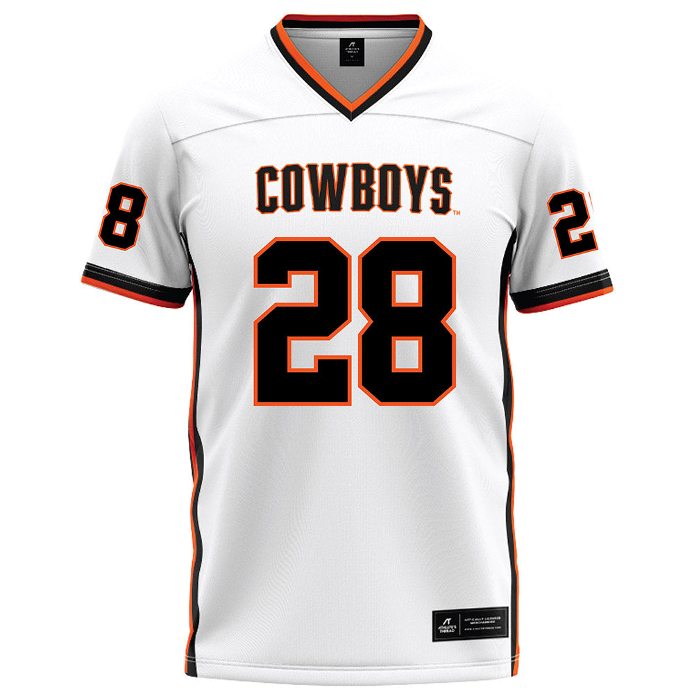 Oklahoma State - NCAA Football : Marrel Davis - White Football Jersey-0