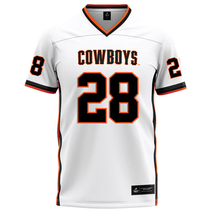 Oklahoma State - NCAA Football : Marrel Davis - White Football Jersey-0