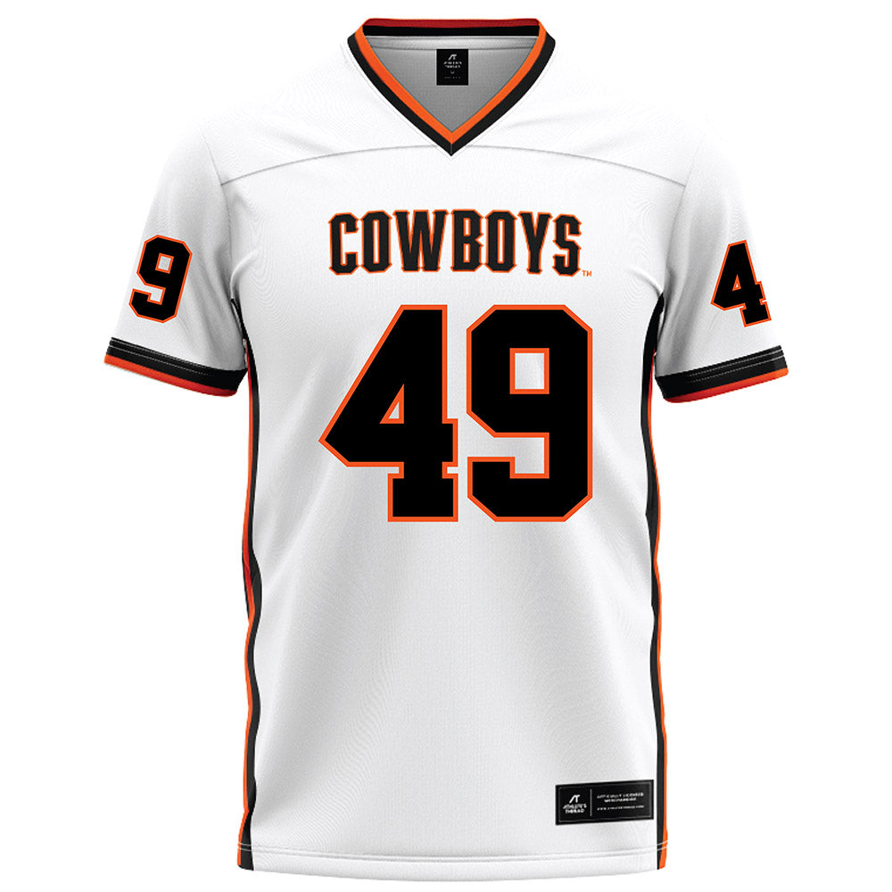 Oklahoma State - NCAA Football : Joseph Kim - White Football Jersey-0