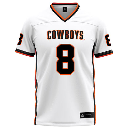 Oklahoma State - NCAA Football : Broderick Vehrs - White Football Jersey-0